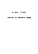노스페이스 기업분석과 SWOT분석 및 마케팅믹스 4P전략-1