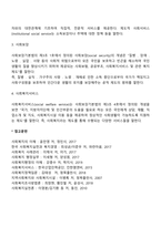 사회복지와 유사개념(사회복지와 사회사업, 사회적 서비스, 사회보장, 사회복지서비스)-3