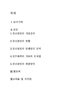 국내 청년실업의 현황 및 대책 제시-1
