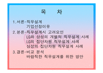 [직무설계사례 분석] LG전자 vs 삼성전자-2