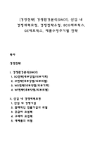 [경영전략] 경쟁환경분석(SWOT), 산업 내 경쟁세력모형, 경쟁전략유형, BCG매트릭스, GE매트릭스, 제품수명주기별 전략-1