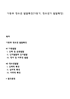아동과 청소년 발달특성(아동기, 청소년기 발달특징)-1