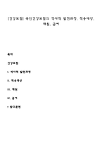 [건강보험] 국민건강보험의 역사적 발전과정, 적용대상, 재원, 급여-1