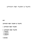 임파워먼트 모델의 개입목표 및 개입과정-1