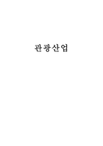 [관광개론]관광 산업에 대한 나의 견해-1
