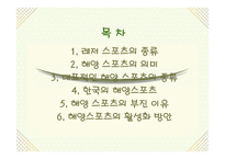 [스포츠마케팅] 해양스포츠의 활성화 방안-2