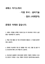 세메스 자기소개서-1