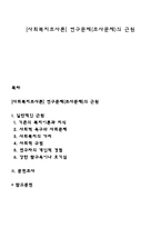 [사회복지조사론] 연구문제(조사문제)의 근원-1