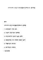 우리나라 국민기초생활보장제도의 문제점-1
