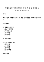 확률표집과 비확률표집의 유형, 특성 및 장단점을 비교하여 설명하시오-1
