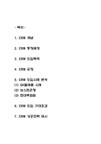 CRM 개념,도입사례분석과 CRM 기대효과 및 성공전략 제시-2