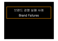 브랜드 경영 실패 사례-2