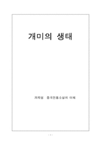 개미의 생태 조사-1