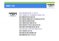 [마케팅전략] 인터넷 경제, 금융 뉴스 제공업체인 EDAILY(이데일리) 마케팅전략-3