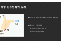 전자전기 발표 과제-플레밍의 왼손법칙,오른손 법칙의 고찰-4