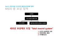 마이크로소프트 기업분석 마이크로소프트 경영전략사례 마이크로소프트의 총보상 삼성 SDS 유연 근무제 저가항공사 총보상제도-14