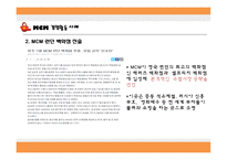 mcm 기업소개 mcm과 에르메스 에르메스 기업소개 mcm 마케팅 mcm 경영전략 mcm 글로벌경영-11