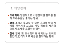국제조세회피 절세 탈세 조세회피 국제조세회피의 유형 조세피난처 조세조약남용 국제조세회피 방지책-3