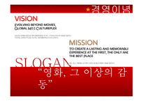 CGV 기업분석 CGV 마케팅 CGV 중국시장 CGV 브랜드마케팅 CGV 서비스마케팅 CGV 글로벌경영 사례분석 swot stp 4p-5