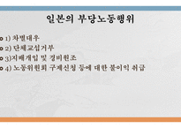 부당노동행위 미국의 부당노동행위 단체교섭거부 일본 부당노동행위 부당노동행위 유형 부당노동행위의 구제 구제명령의 종류-14