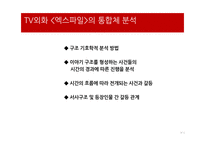 과학성 비과학성 엑스파일 드라마의 서사구조 스토리 플롯 드라마 이데올로기 성 역할 이데올로기 과학주의 이데올로기-8