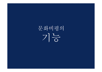 문화비평 방법론 문화비평의 기능 좋은 비평 문화 비평의실제적 적용 사회문화적 영향력 기호학과 문화비평 정신분석학과 문화비평 문화비평의 기능-9