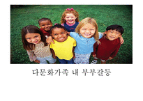 다문화가족 부부갈등 외국의 다문화 사례 다문화가족 지원 부부갈등의 원인 외국의 다문화-1