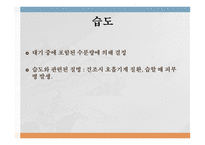 환경과 건강 환경보건 환경오염 환경보건의 영역 기후 종합지수 (온열지수) 불쾌지수 지적온도 대기와 건강-8