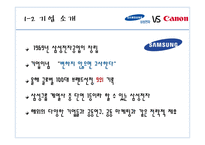 카메라산업에서의삼성과캐논 삼성 캐논 제품군별비교 글로벌시장진입전략 전략적제휴 마케팅전략-5
