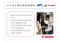 카메라산업에서의삼성과캐논 삼성 캐논 제품군별비교 글로벌시장진입전략 전략적제휴 마케팅전략-13