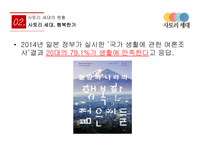 일본의 사토리 세대 사회와 문화 사토리 세대vs달관 세대 사토리 세대의 현황 세계의 청년문화 현황-11