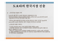 도요타의 한국시장 한국시장 진출 도요타의 역사 한국도요타 마케팅 동향 전시마케팅 역사 서울모터쇼-1