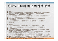도요타의 한국시장 한국시장 진출 도요타의 역사 한국도요타 마케팅 동향 전시마케팅 역사 서울모터쇼-4