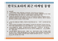 도요타의 한국시장 한국시장 진출 도요타의 역사 한국도요타 마케팅 동향 전시마케팅 역사 서울모터쇼-8
