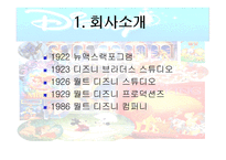 디즈니 사업 디즈니의 위기 아이즈너의 경영혁신 월트 디즈니 스튜디오 디즈니 사업 테마 파크 사업-4