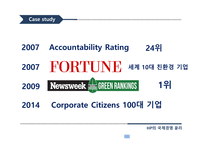 HP의 국제경영 윤리 국제경영 윤리 HP의 윤리경영 기업윤리 HP의 윤리 경영 프로그램-10