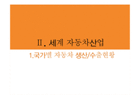 자동차 산업 자동차산업의 개요 세계 자동차산업 국내 자동차산업 자동차산업의 전망-3