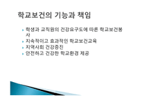 학교보건 학교보건의 정의 학교보건의 발달 학교보건발달 단계 학교보건의 기능-10