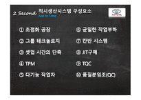 재고 관리 성공사례 적시생산시스템(JIT) 전통적 시스템(JIC) TOYOYA 자동차 사례 초점화 공장-4