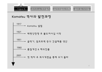 코마츠와캐터필러 코마츠 캐터필러 유사기업의사례 Komatsu 역사와 발전과정 Caterpillar역사와발전과정 대응전략 공통된전략-6