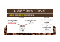 공정무역(FAIR TRADE) 공정무역 커피 공정무역이란 공정무역의 목적 자유무역과 공정무역-7