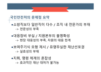 국민안전처의 개요 국민안전처의 문제점 국민안전처의 조직도 마스터플랜의 소개 재난관리표준체계-19