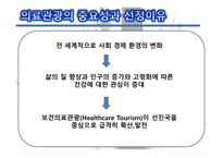 의료관광의 중요성 의료관광의 개념 한국의 의료관광 해외 의료관광 의료관광의 발전-4