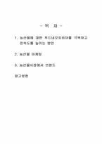 2025년 1학기 푸드마케팅 기말시험 과제물(푸드네오포비아를 극복, 농산물 마케팅 등)-2