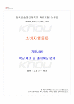 2025년 1학기 소비자행동론 기말시험 핵심체크-1