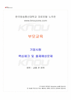 2025년 1학기 부모교육 기말시험 핵심체크-1