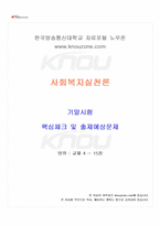 2025년 2학기 사회복지실천론 기말시험 핵심체크-1