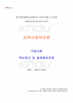 2025년 2학기 지역사회복지론 기말시험 핵심체크-1