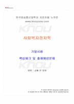 2025년 2학기 사회복지정치학 기말시험 핵심체크-1