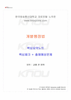 2025년 2학기 개별행정법 교재 전 범위 핵심요약노트-1
